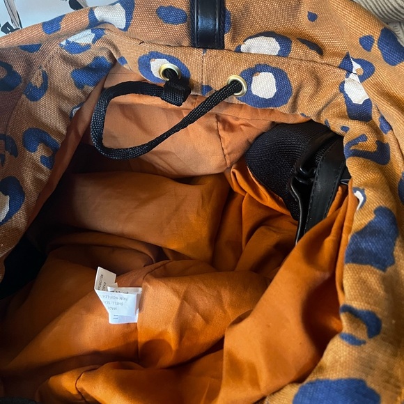 Brown and Black Animal Print Tote Bag - Picture 6 of 8